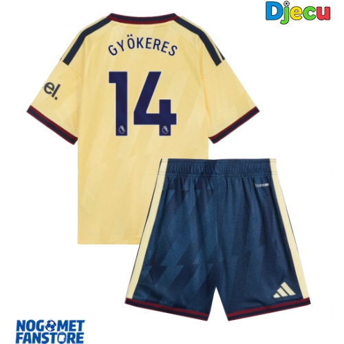 Arsenal Viktor Gyokeres #14 Rezervni Dres za djecu 2026-27 Kratak Rukav (+ Kratke hlače)